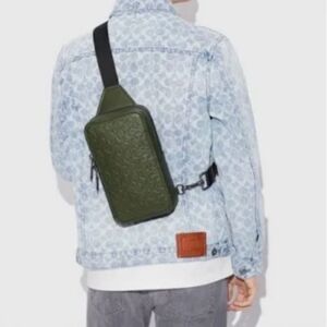 Coach Sullivan Pack in Signature Jacquard Leather #C9869